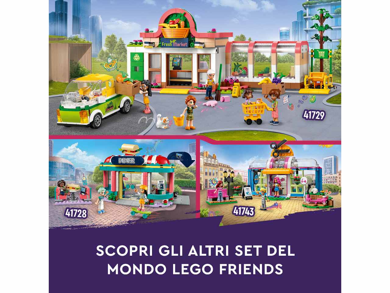 Lego friends negozio di alimentari biologici