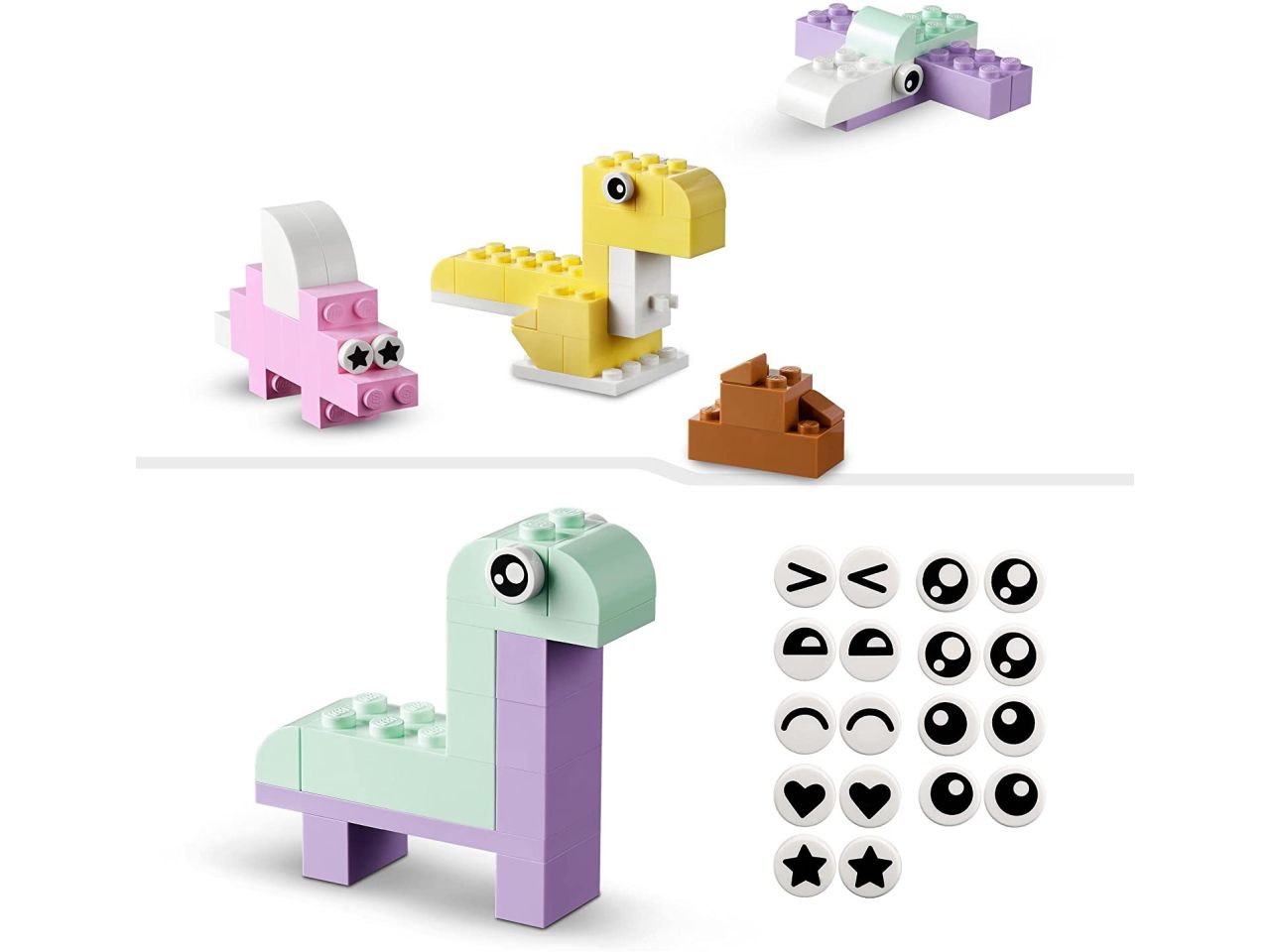Lego Classic Divertimento Creativo Pastelli 11028