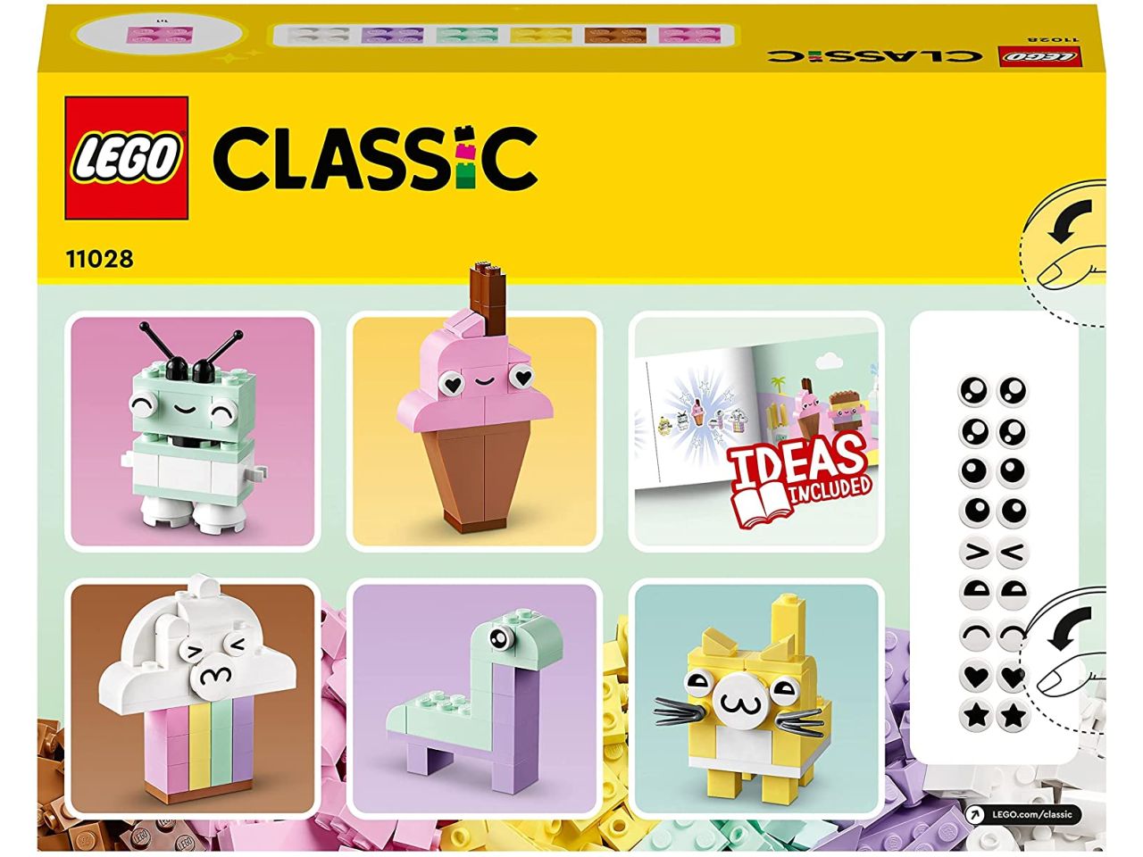 Lego Classic Divertimento Creativo Pastelli 11028