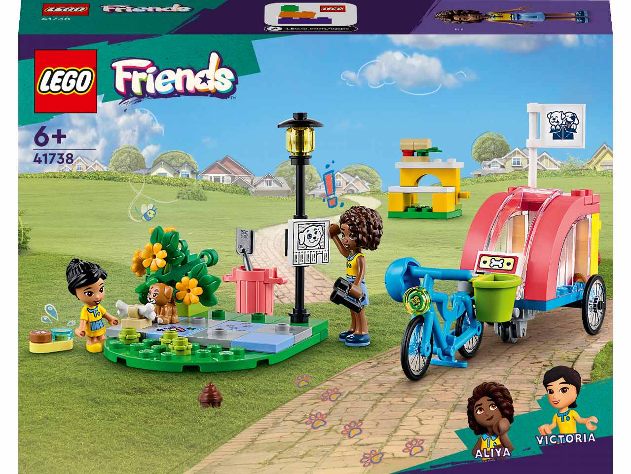 Lego Friends Bici di Soccorso dei Cani 41738