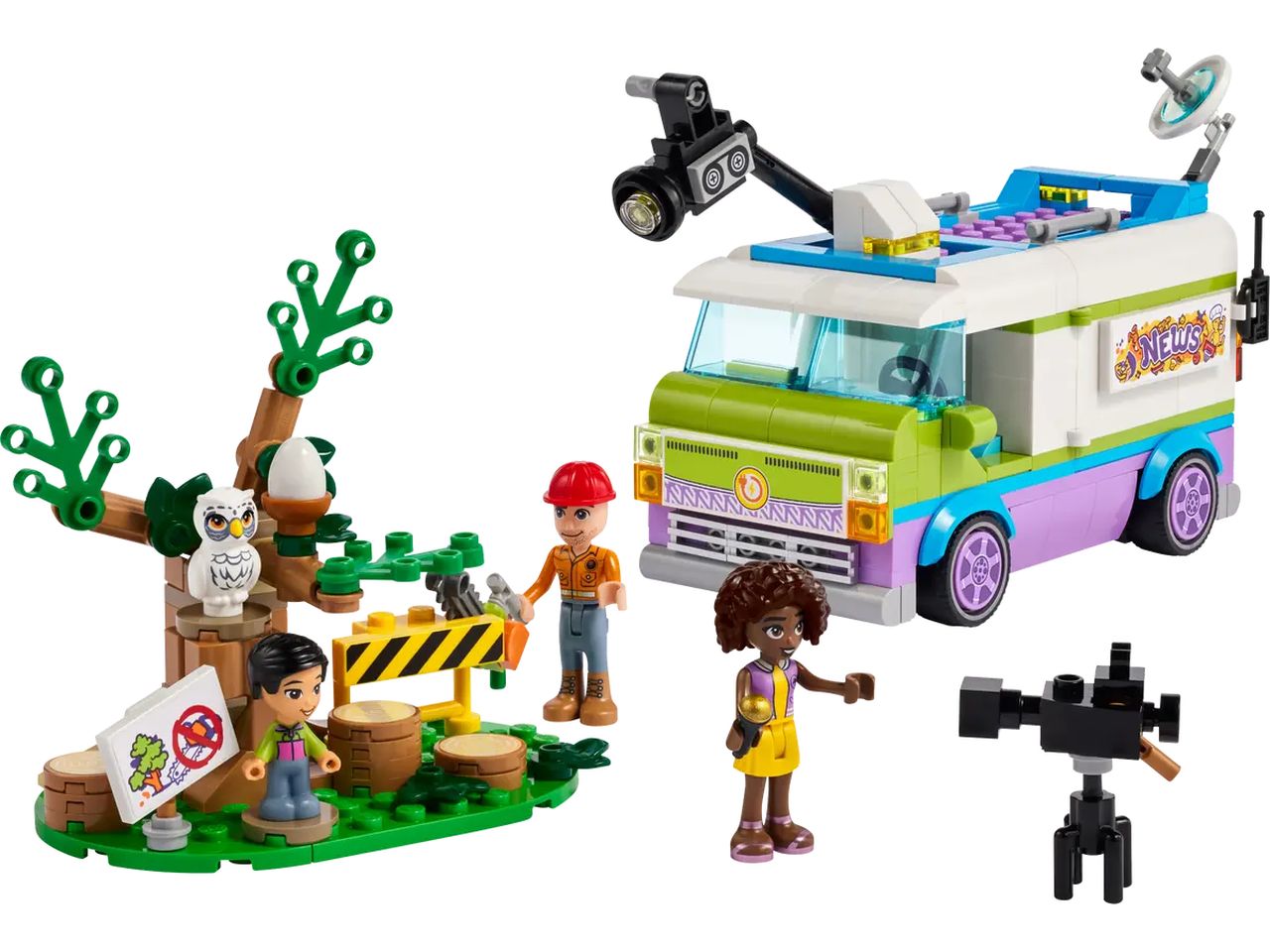 Lego Friends Furgone della Troupe Televisiva 41749
