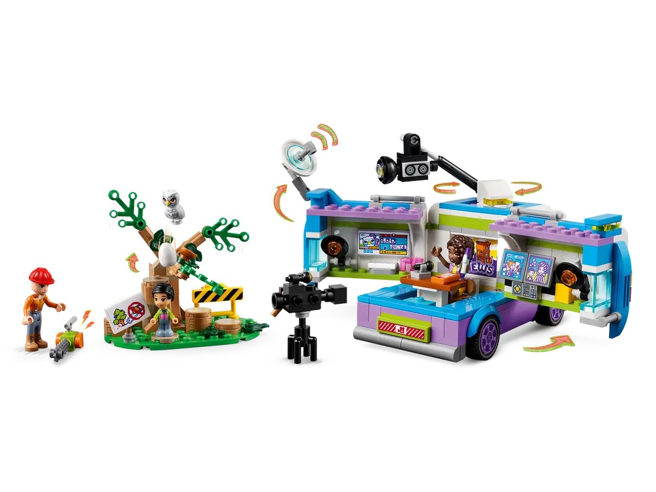 Lego Friends Furgone della Troupe Televisiva 41749