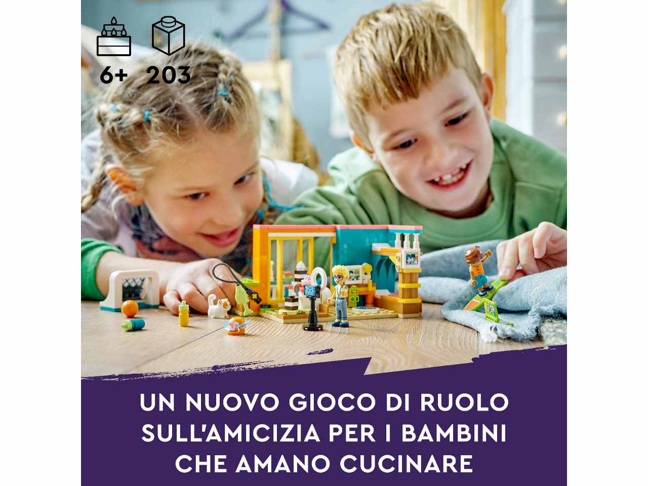 Lego friends la cameretta di leo