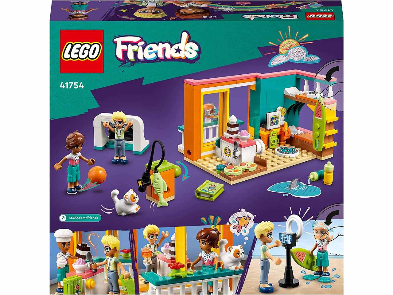 Lego friends la cameretta di leo