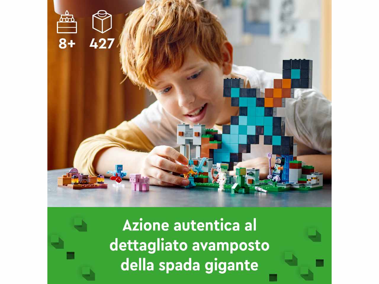 Lego Minecraft L'Avamposto della Spada 21244