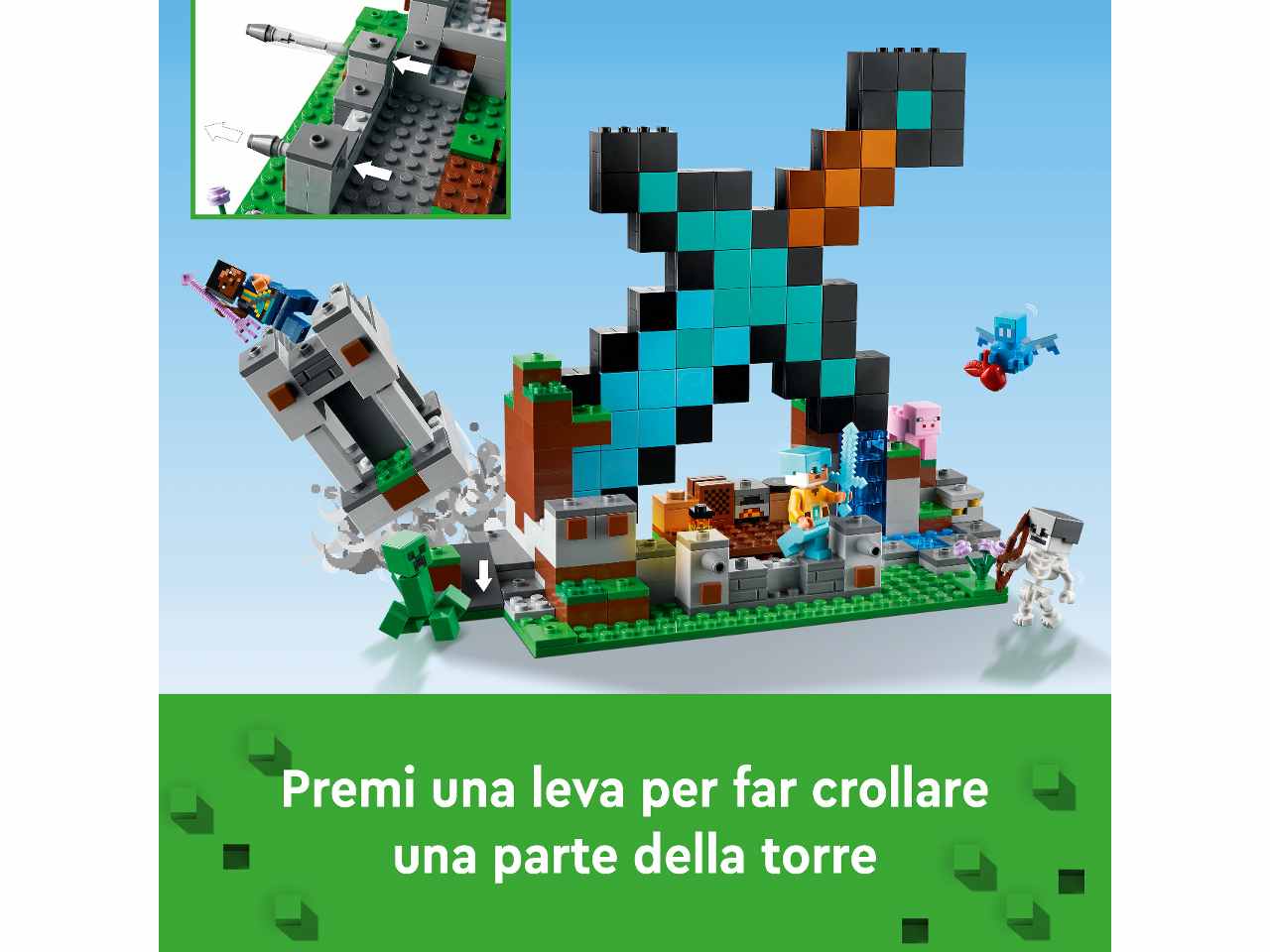 Lego Minecraft L'Avamposto della Spada 21244