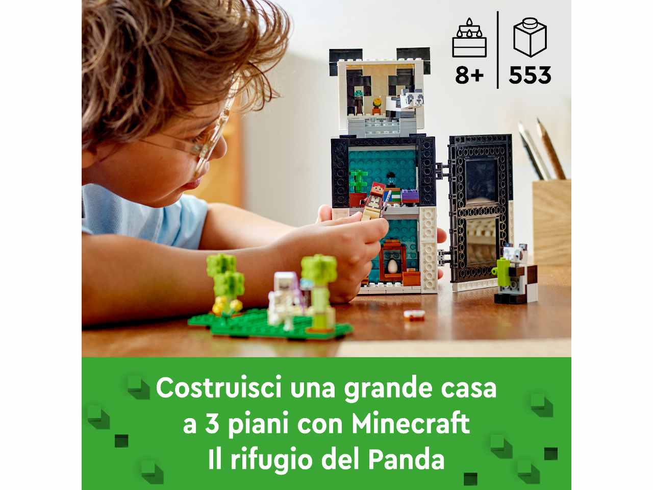 Lego Minecraft Il Rifugio del Panda 21245