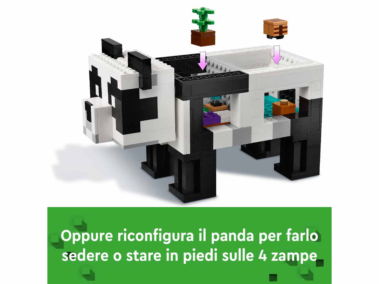 Lego Minecraft Il Rifugio del Panda 21245