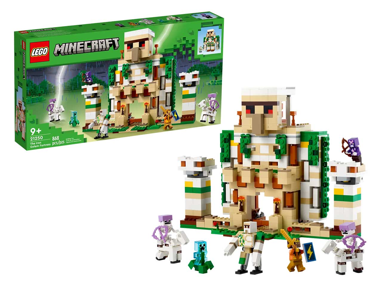Lego Minecraft La Fortezza del Golem di Ferro 21250