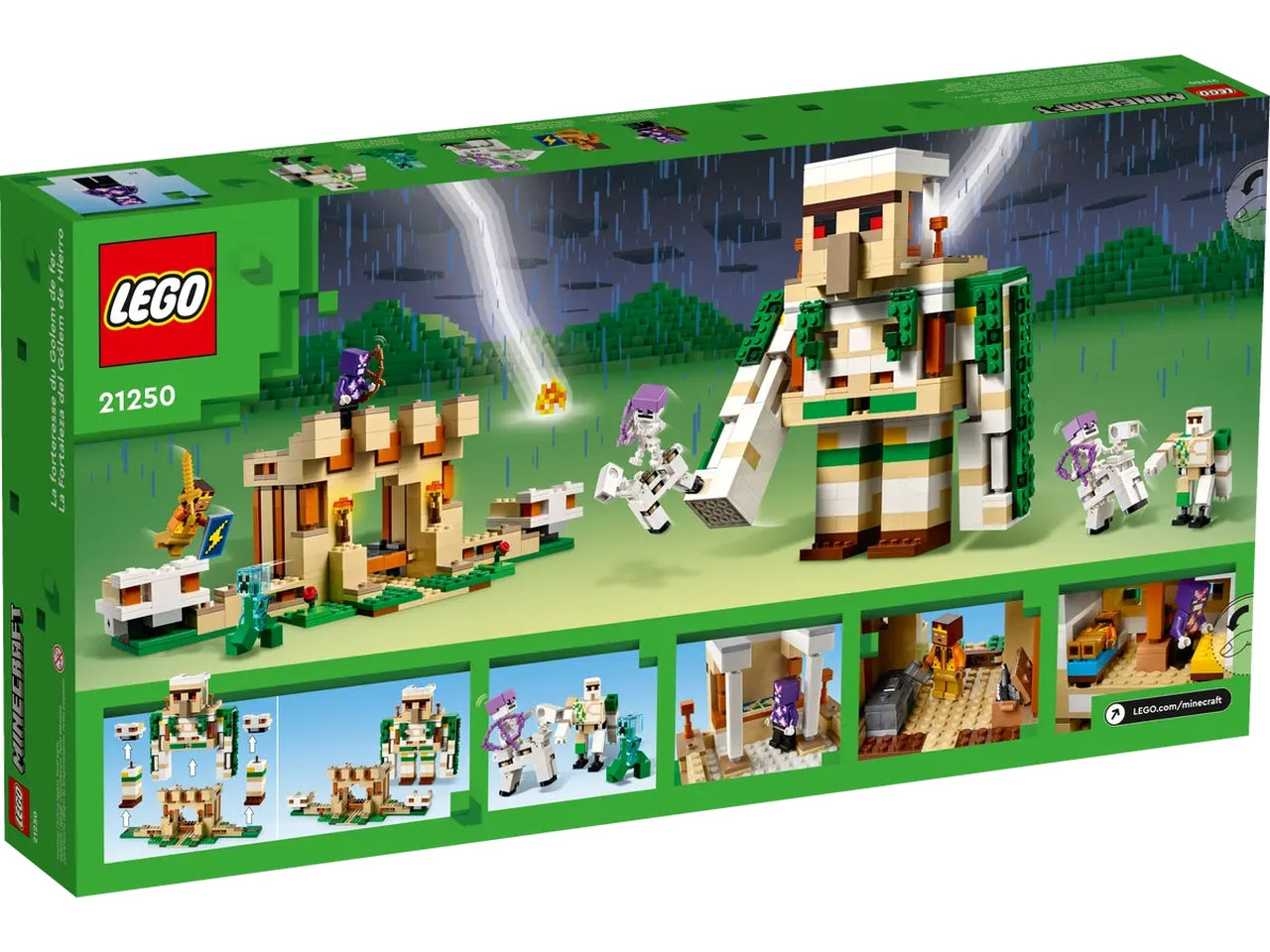 Lego Minecraft La Fortezza del Golem di Ferro 21250