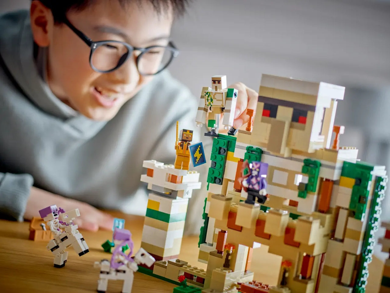 Lego Minecraft La Fortezza del Golem di Ferro 21250