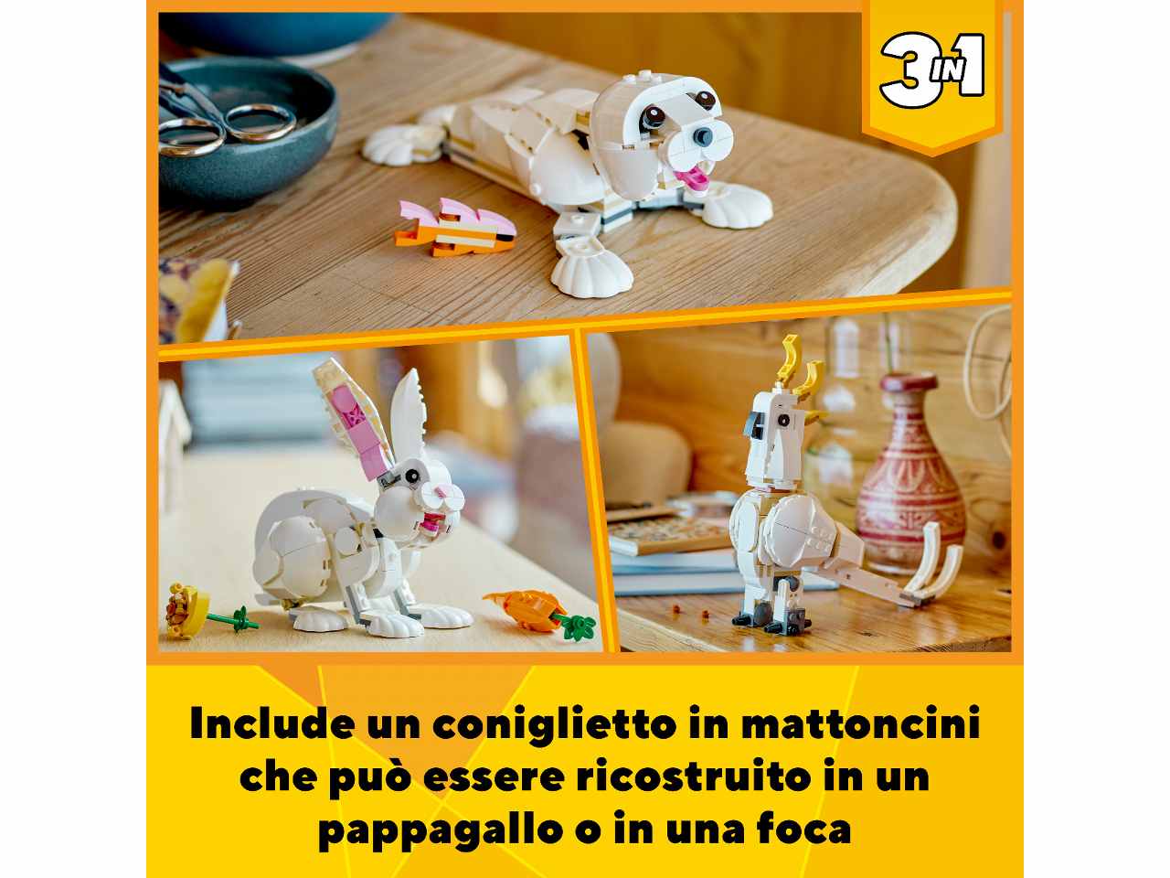 Lego Creator Coniglio Bianco 31133