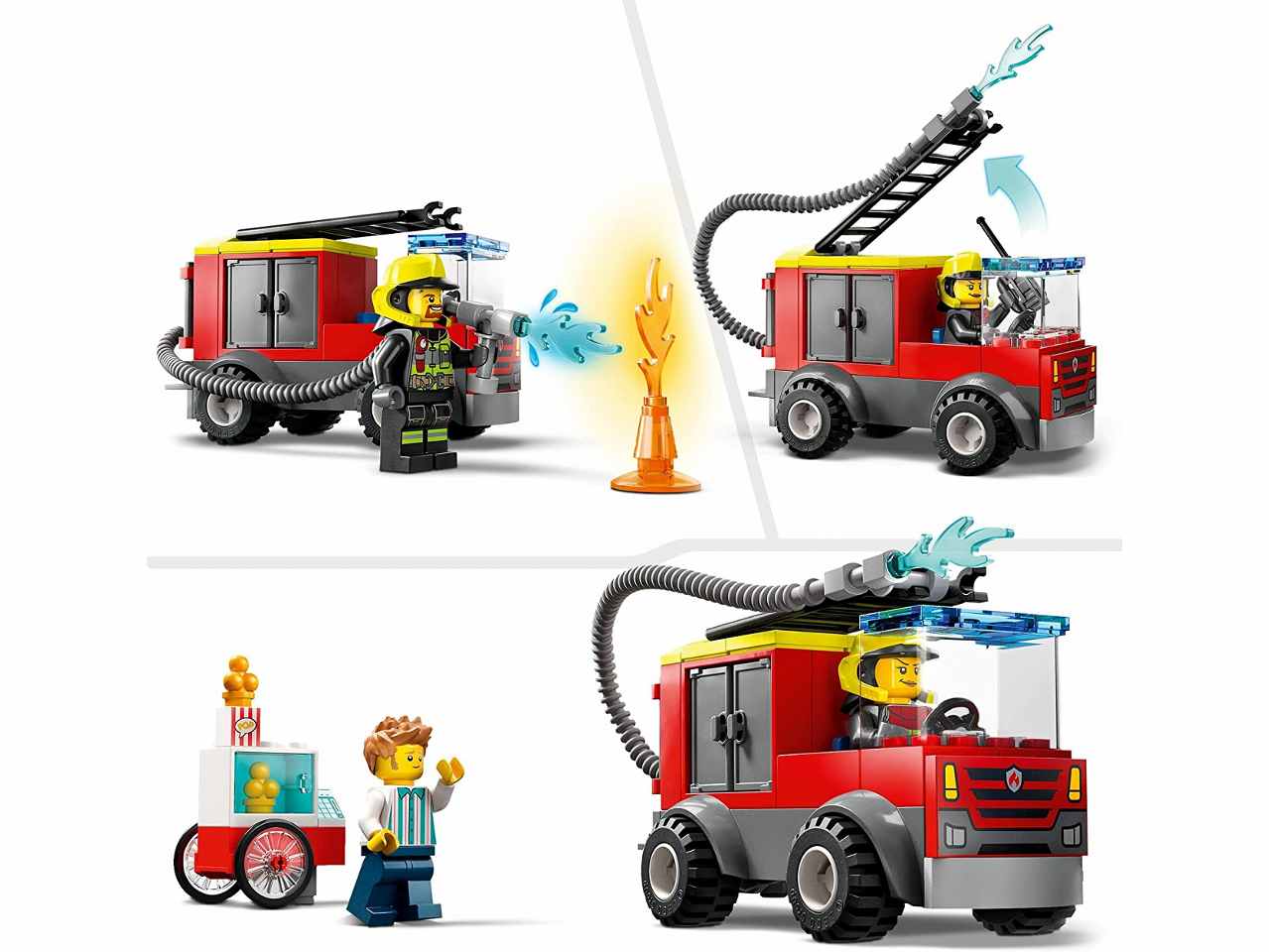 Lego City Caserma dei Pompieri e Autopompa 60375