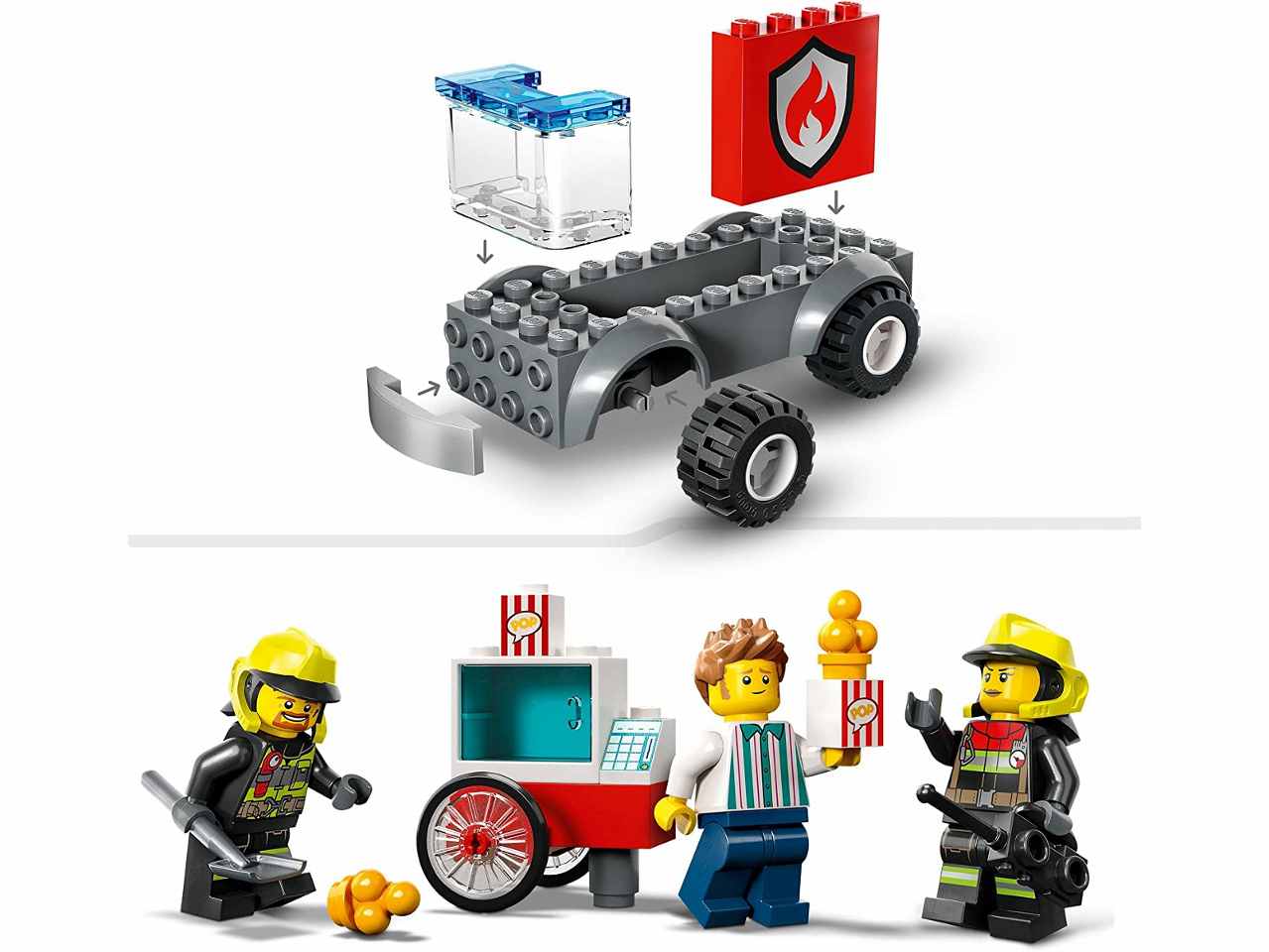 Lego City Caserma dei Pompieri e Autopompa 60375