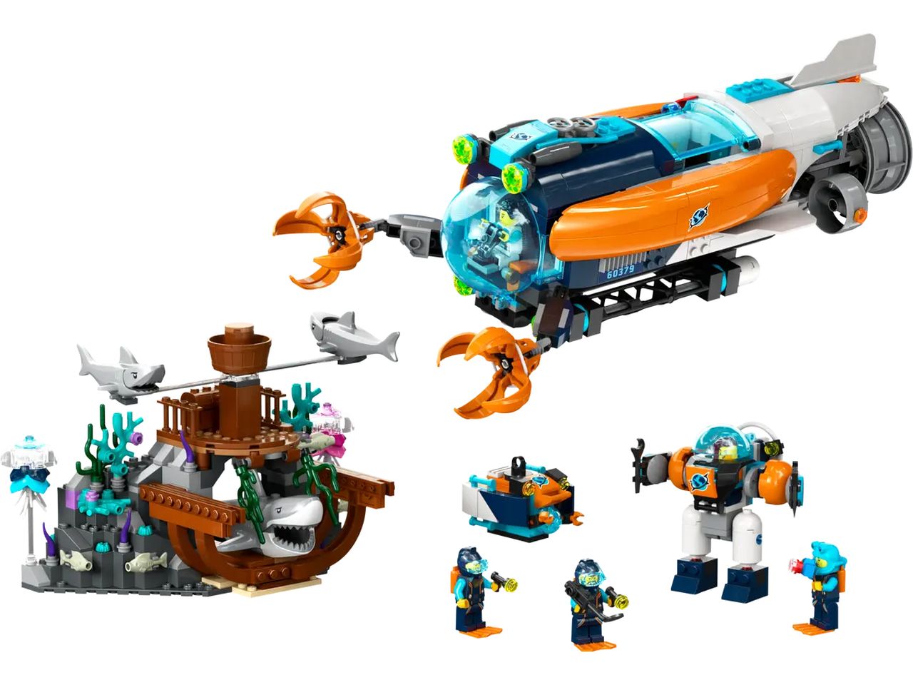 Lego City Sottomarino per Esplorazioni Abissali 60379