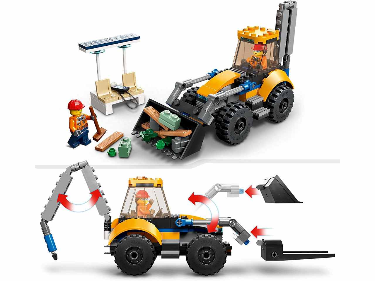 Lego city great vehicles scavatrice per costruzioni