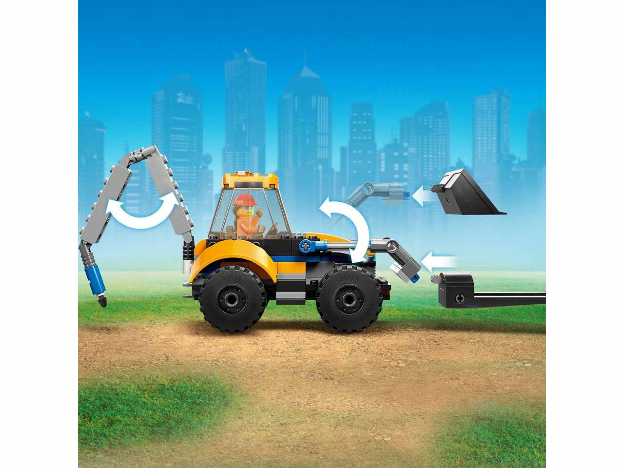 Lego city great vehicles scavatrice per costruzioni