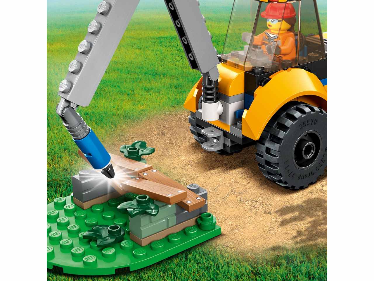 Lego city great vehicles scavatrice per costruzioni
