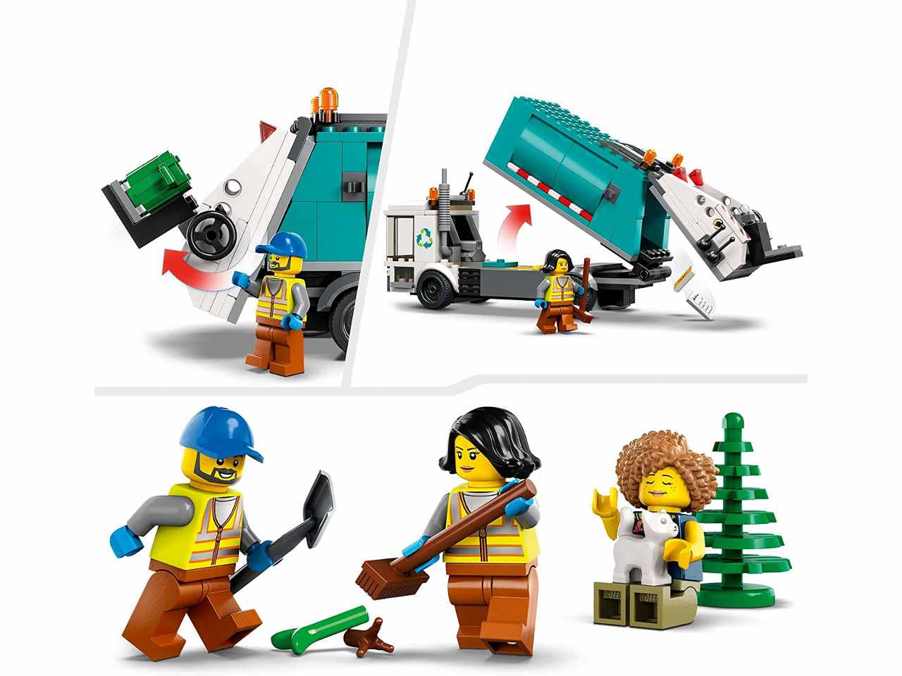 Lego City Camion per il Riciclaggio 60386