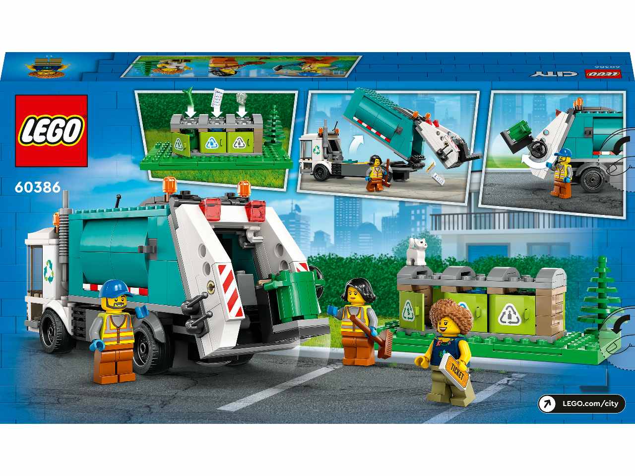 Lego City Camion per il Riciclaggio 60386