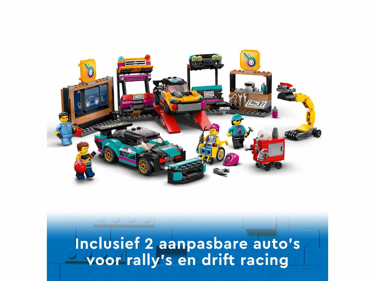 Lego City Garage Auto Personalizzato 60389