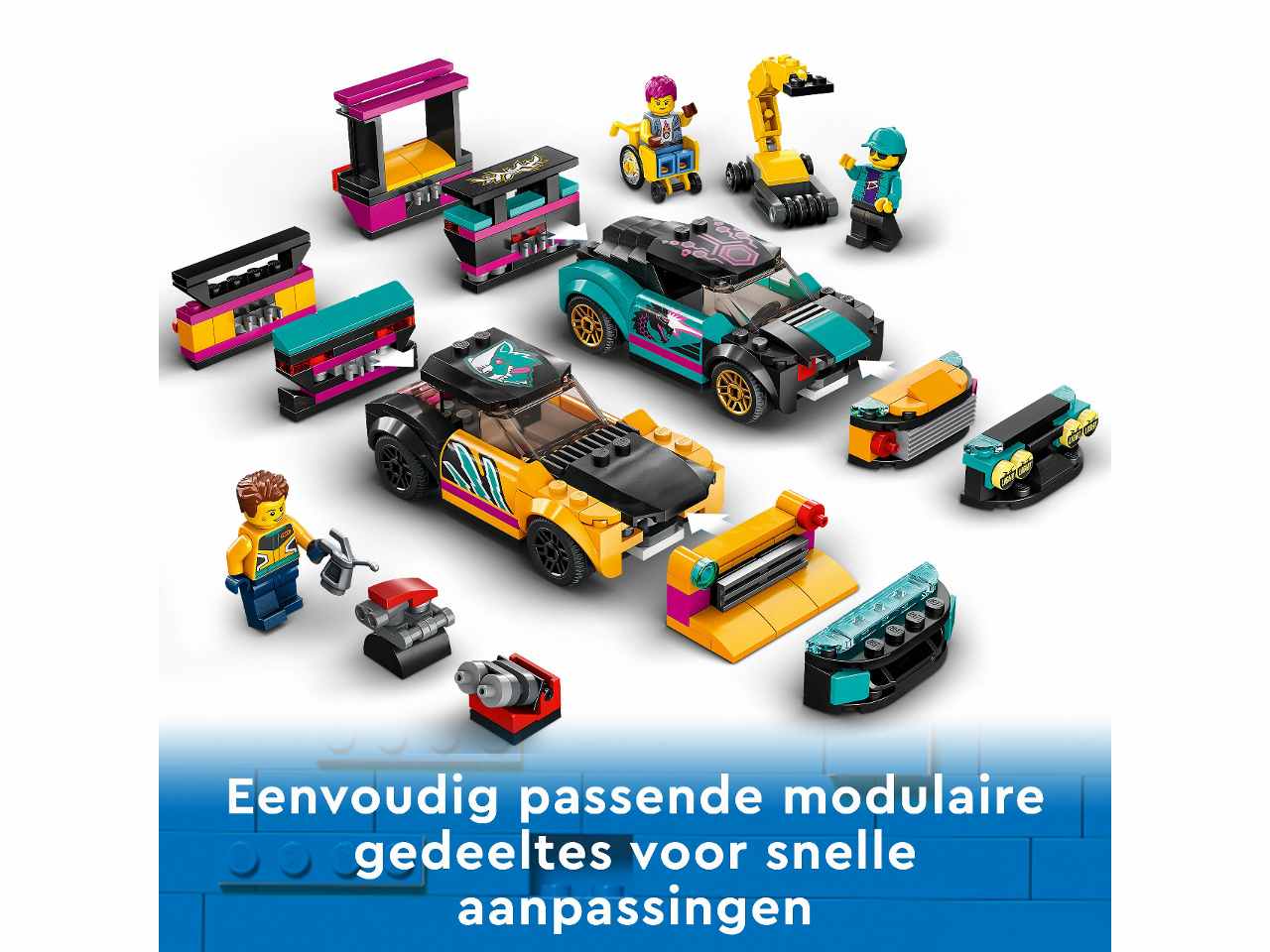 Lego City Garage Auto Personalizzato 60389