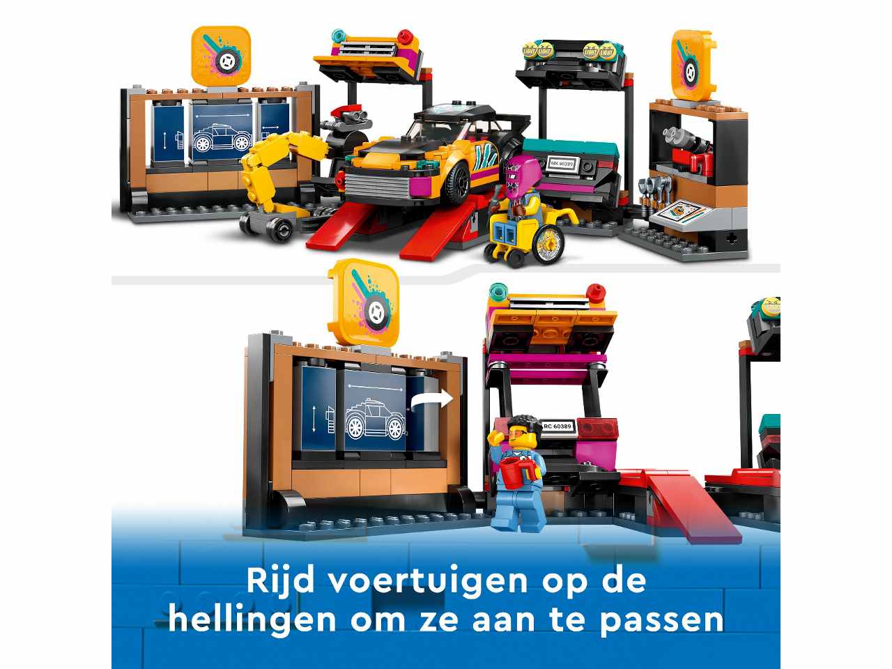 Lego City Garage Auto Personalizzato 60389