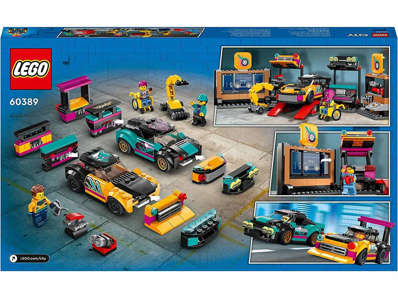 Lego City Garage Auto Personalizzato 60389