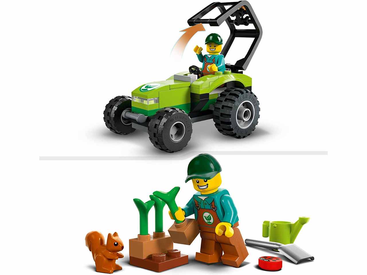 Lego city great vehicles trattore del parco