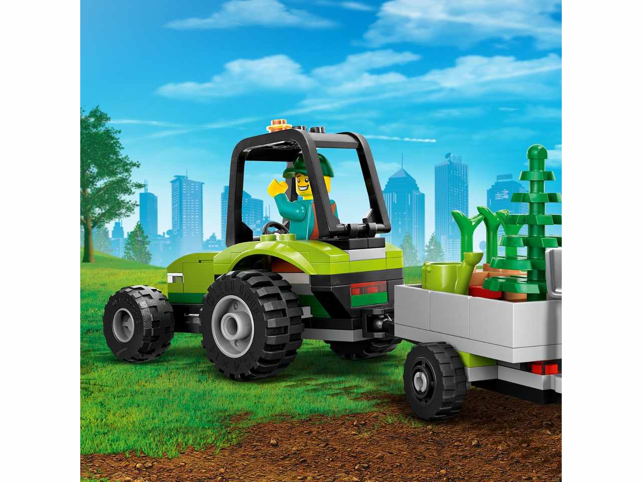 Lego city great vehicles trattore del parco