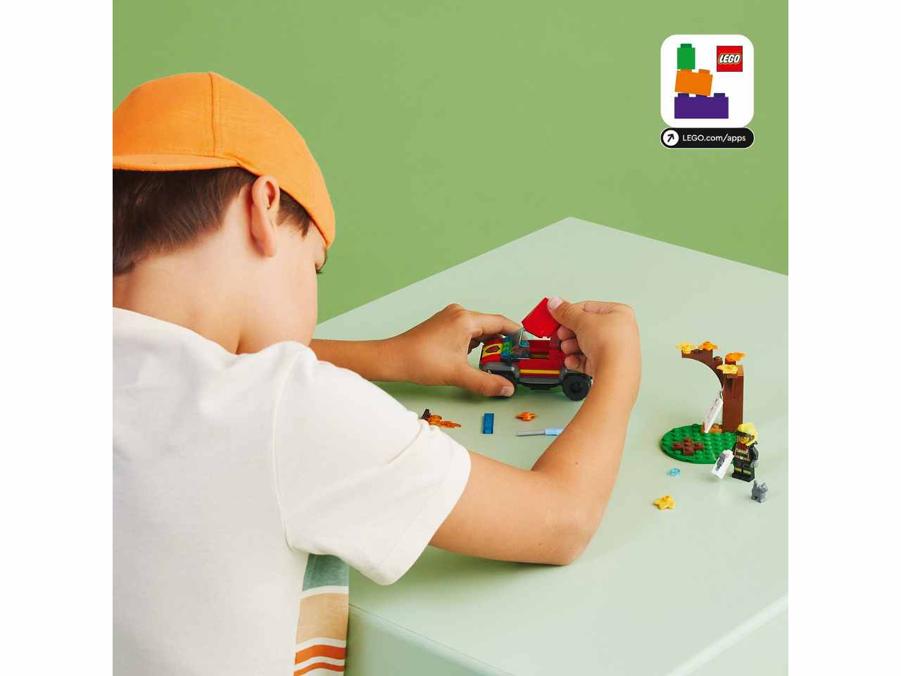 Lego city fire soccorso sul fuoristrada dei pompieri