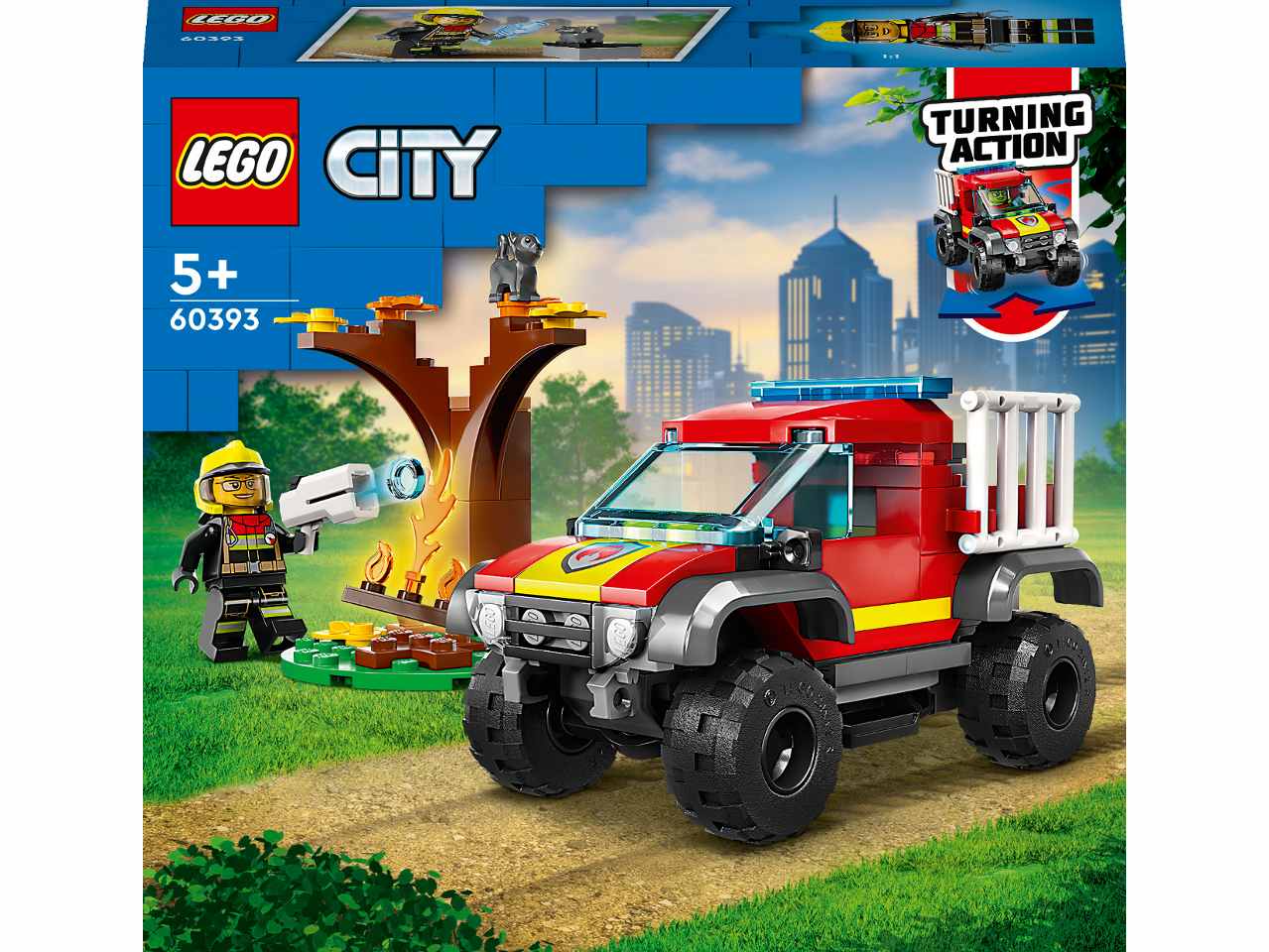 Lego city fire soccorso sul fuoristrada dei pompieri