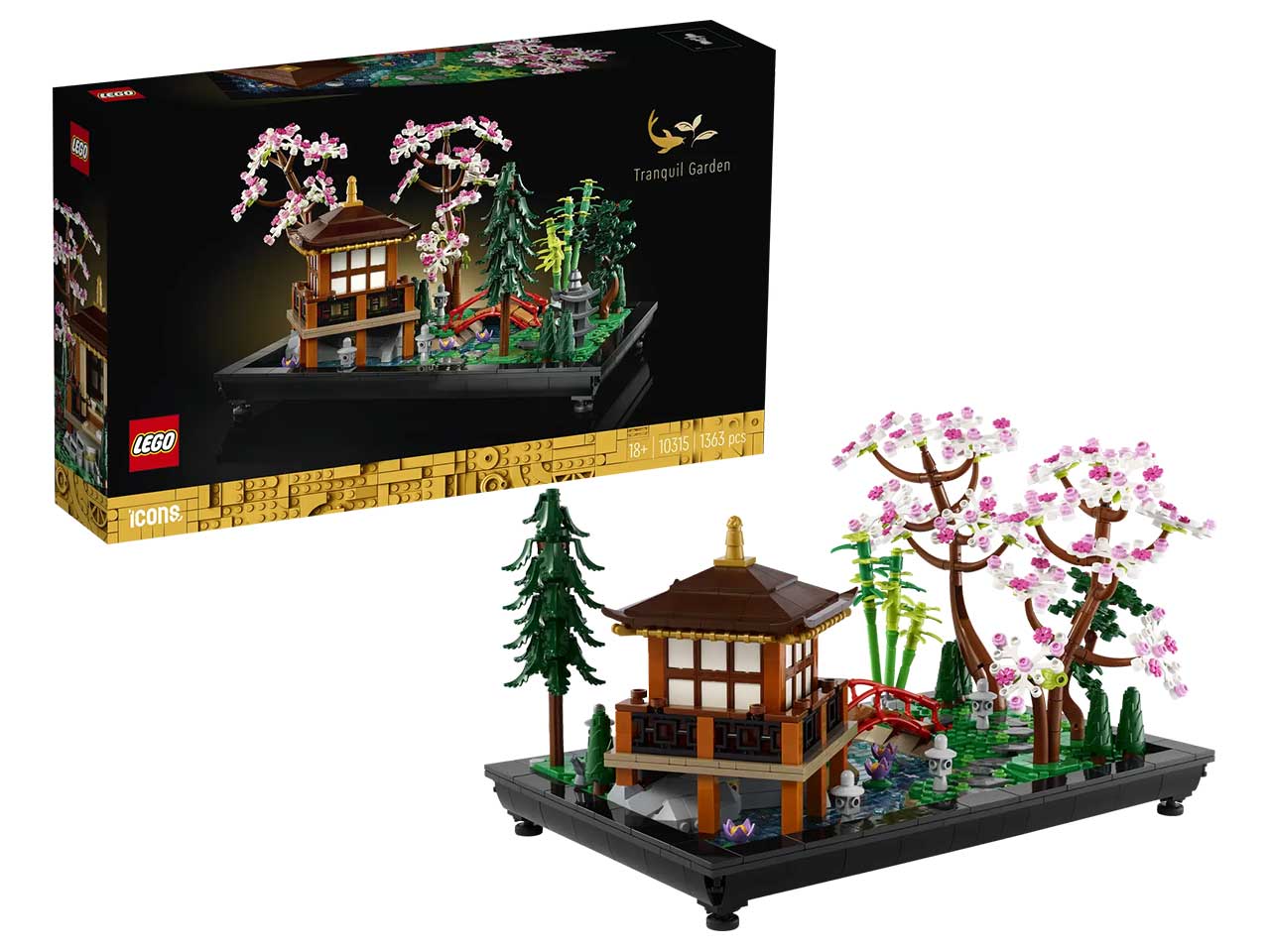 Lego icons tranquil garden