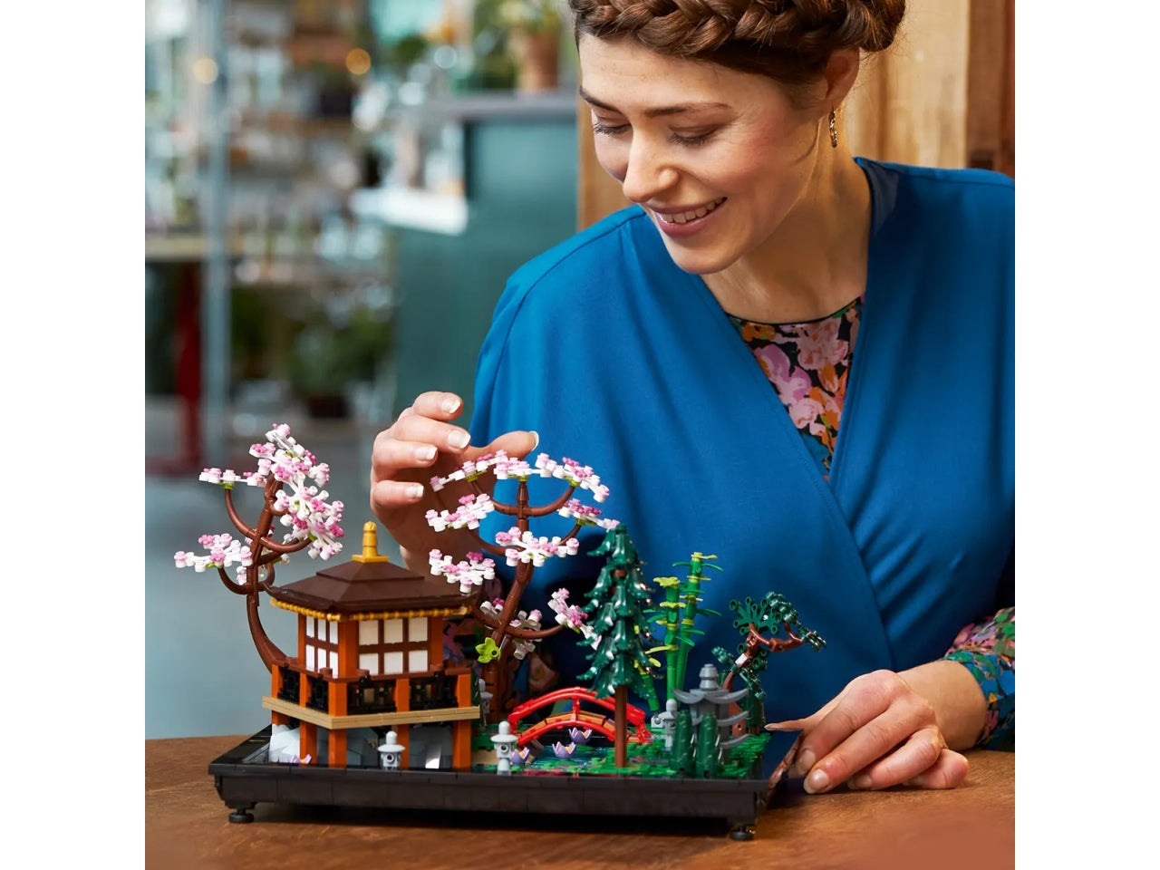 Lego icons tranquil garden