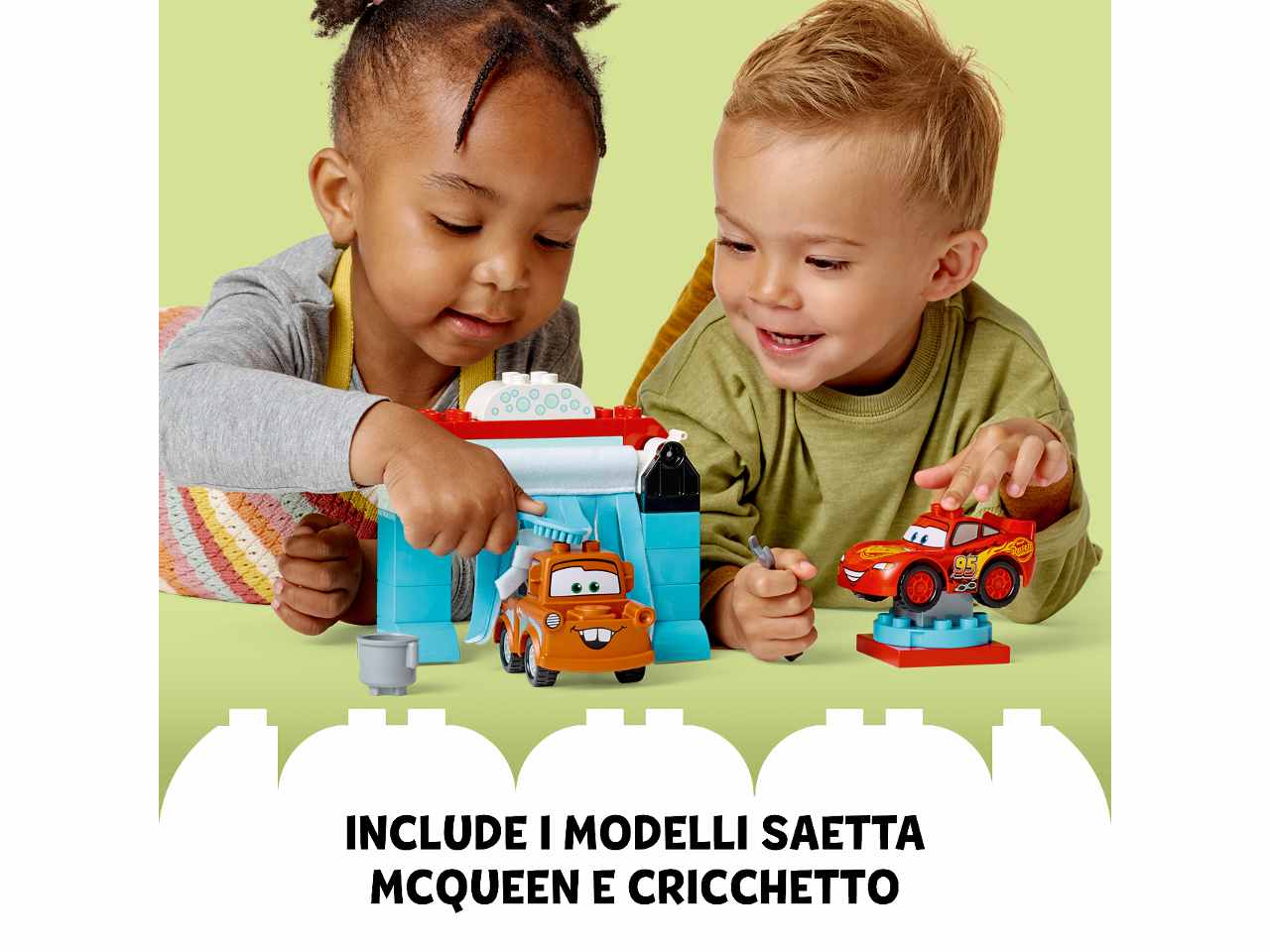 Lego Duplo Disney Pixar Cars Autolavaggio con Saetta McQueen e Cricchetto 10996