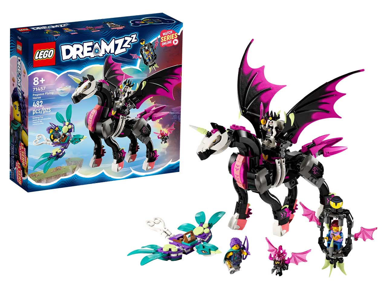Lego dreamzzz pegaso, il cavallo volante