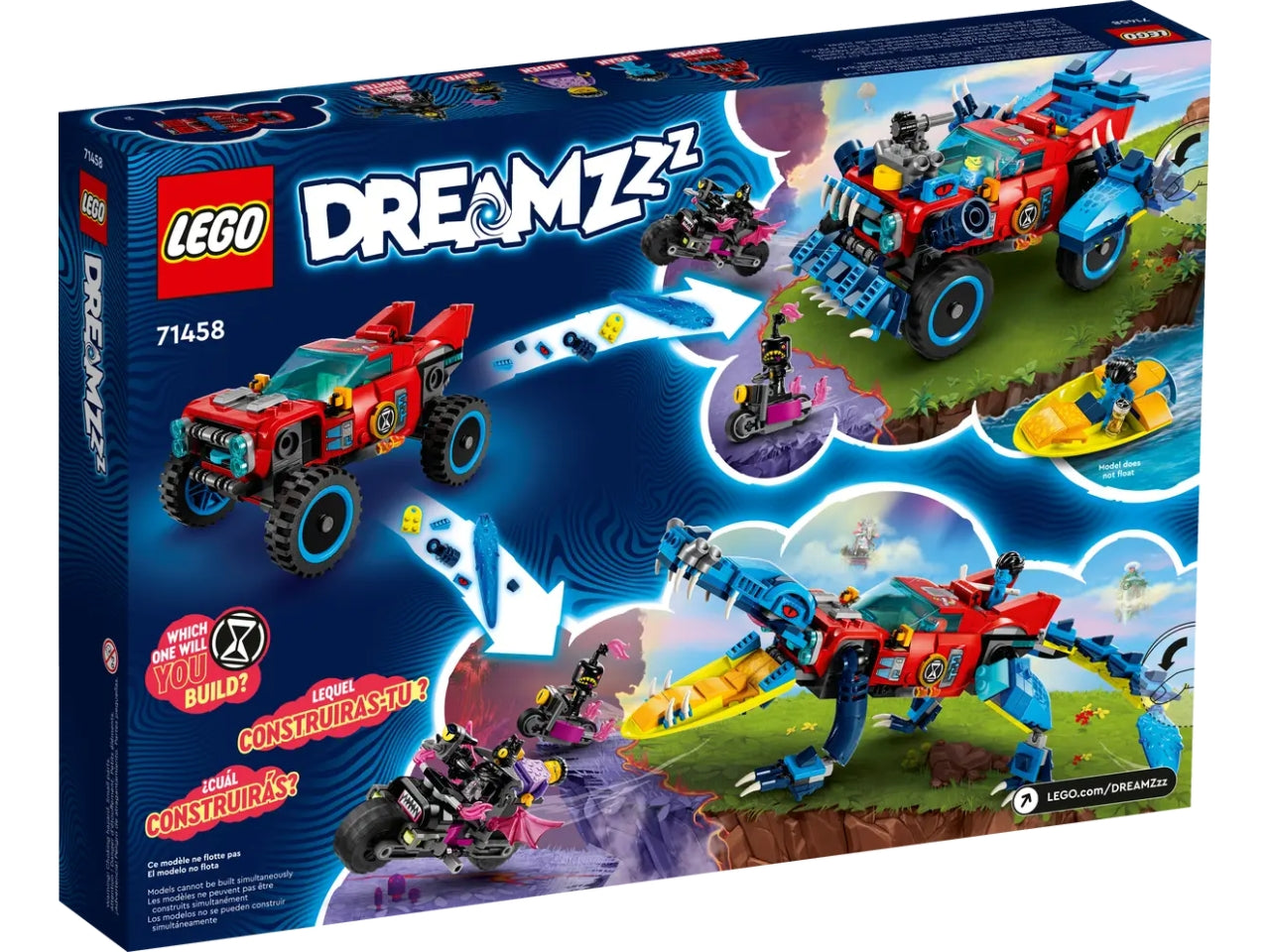 Lego dreamzzz auto-coccodrillo