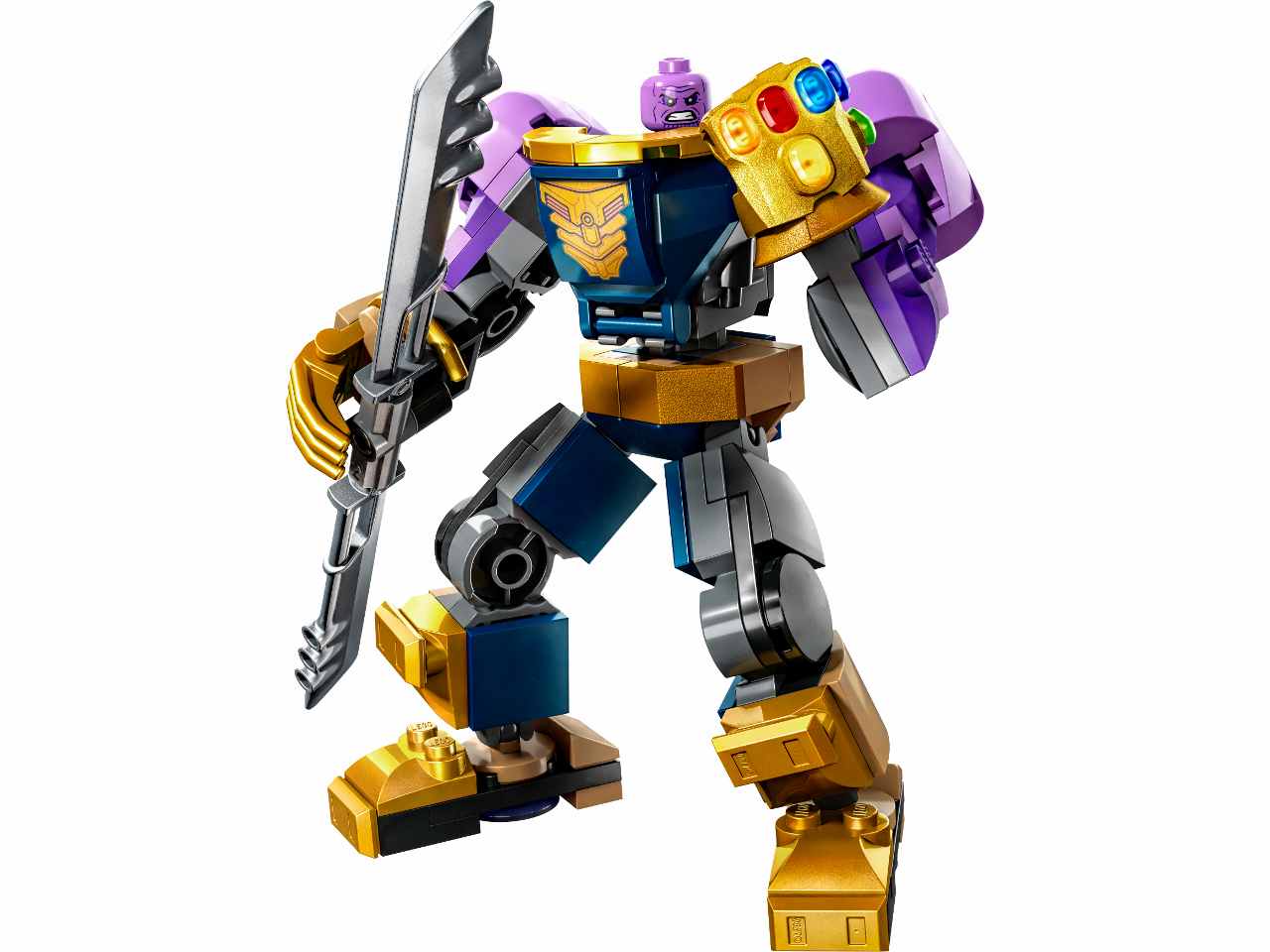 Lego super heroes armatura mech snodabile di thanos
