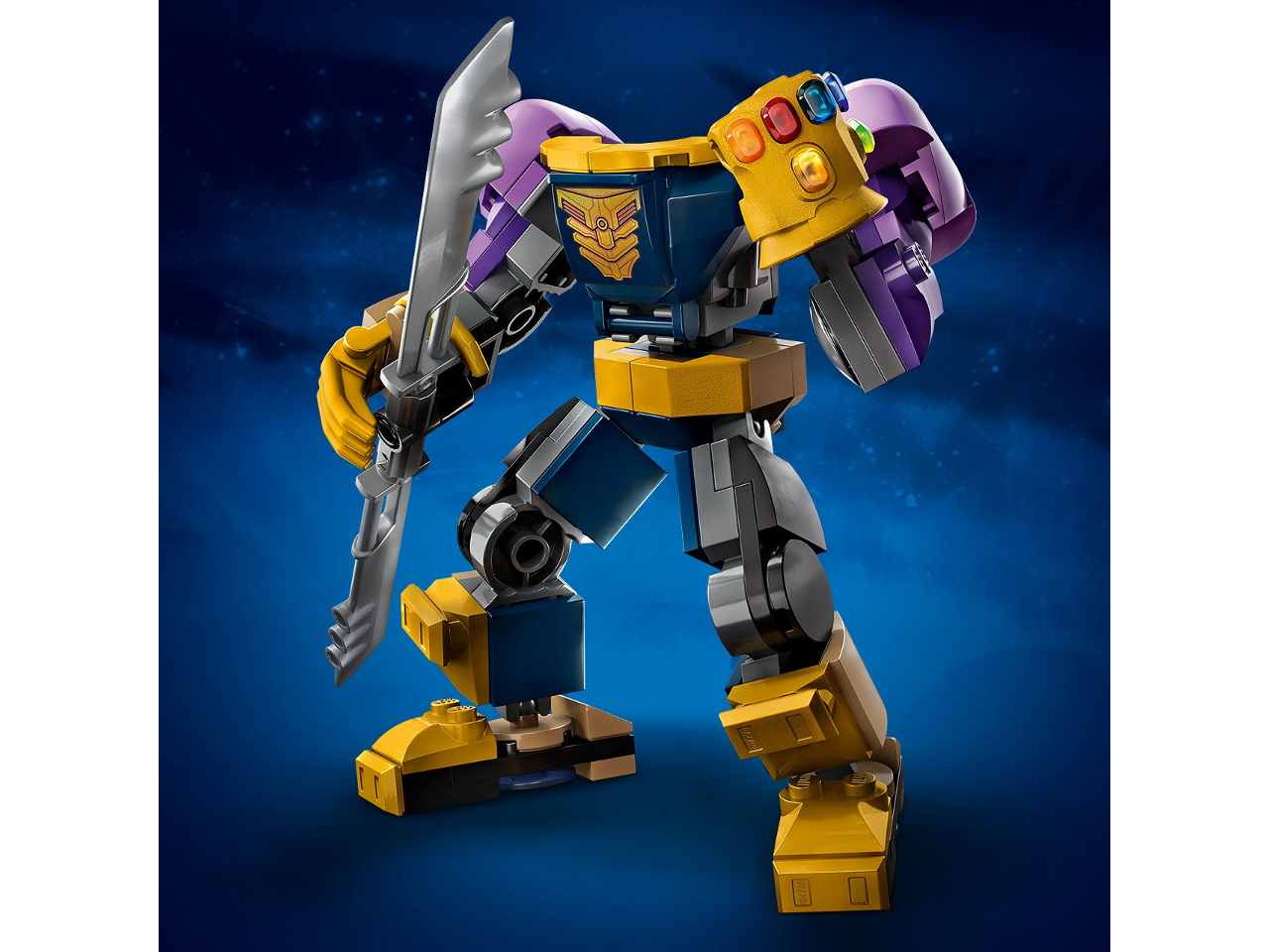 Lego super heroes armatura mech snodabile di thanos