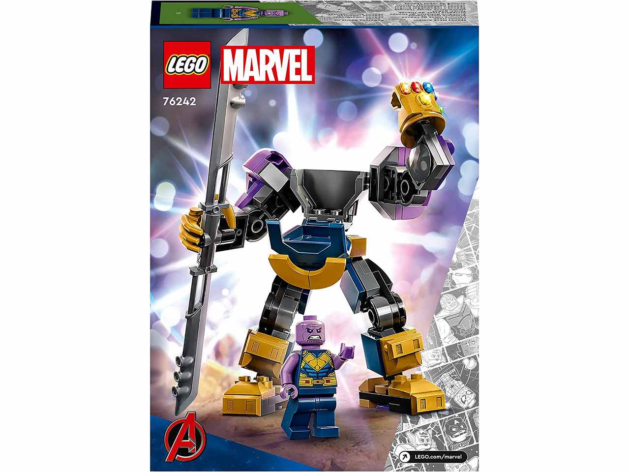 Lego super heroes armatura mech snodabile di thanos