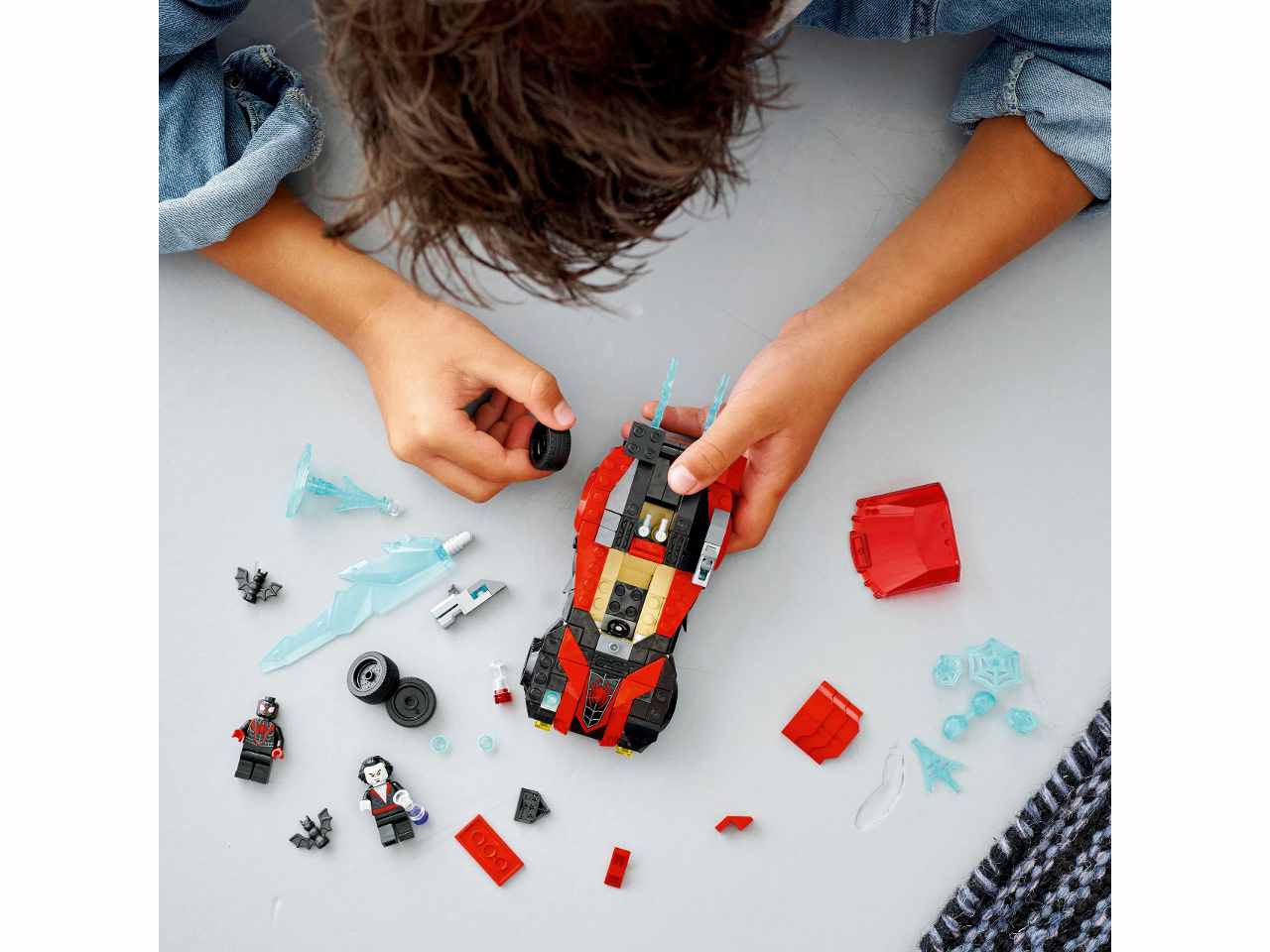 Lego Marvel Miles Morales vs. Morbius 76244