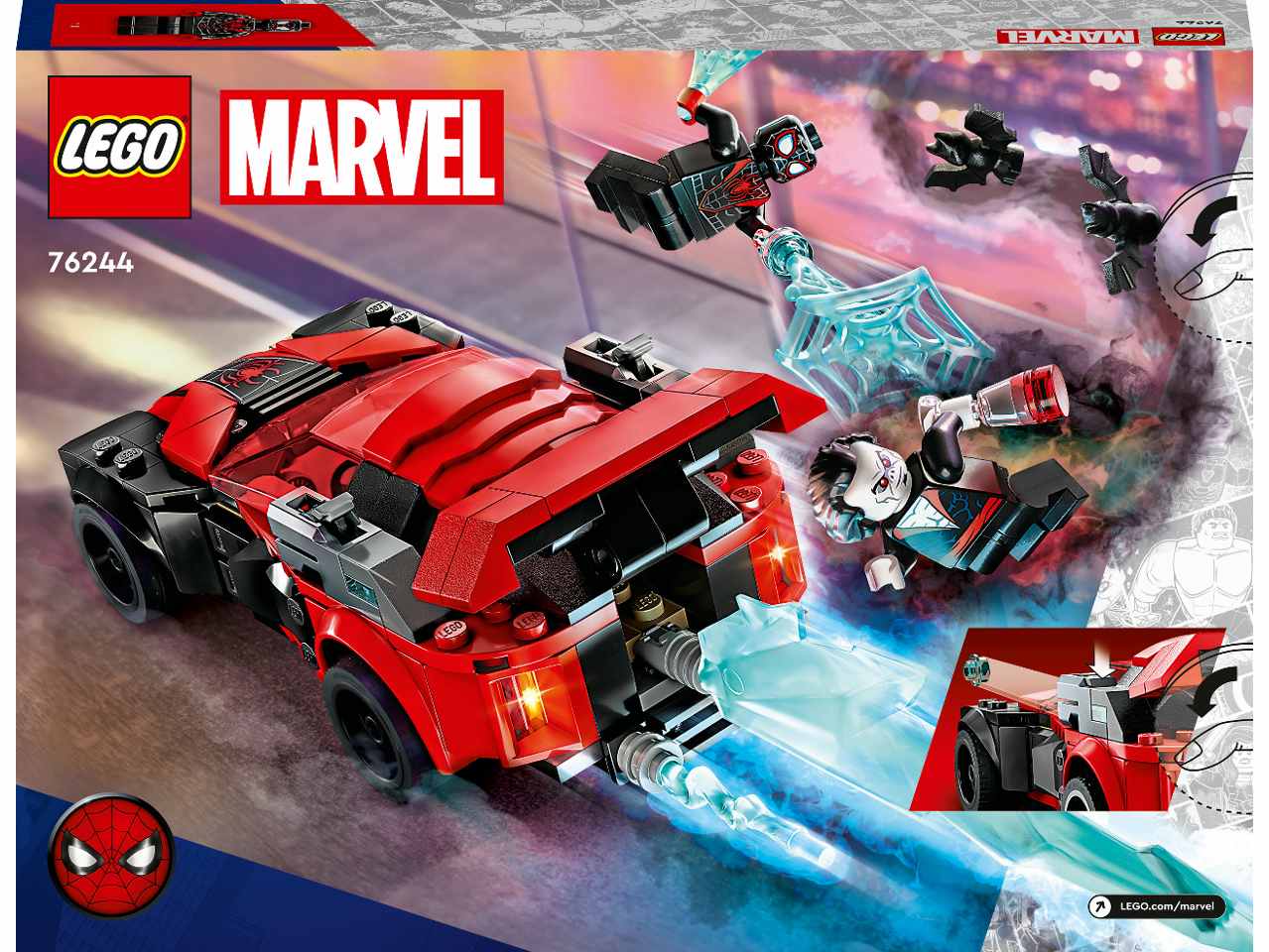 Lego Marvel Miles Morales vs. Morbius 76244