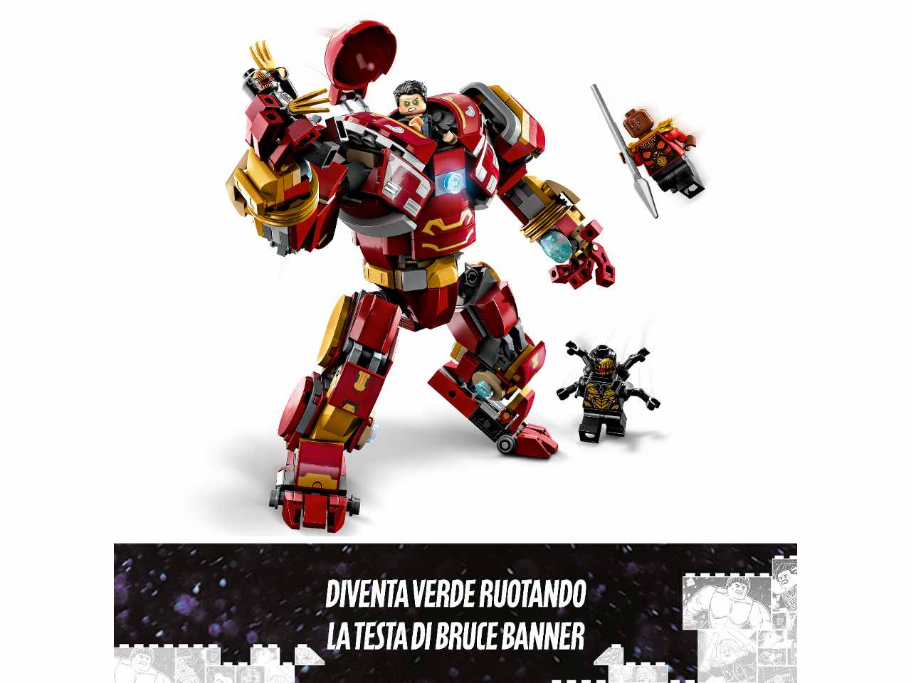 Lego Marvel Hulkbuster: La Battaglia di Wakanda 76247