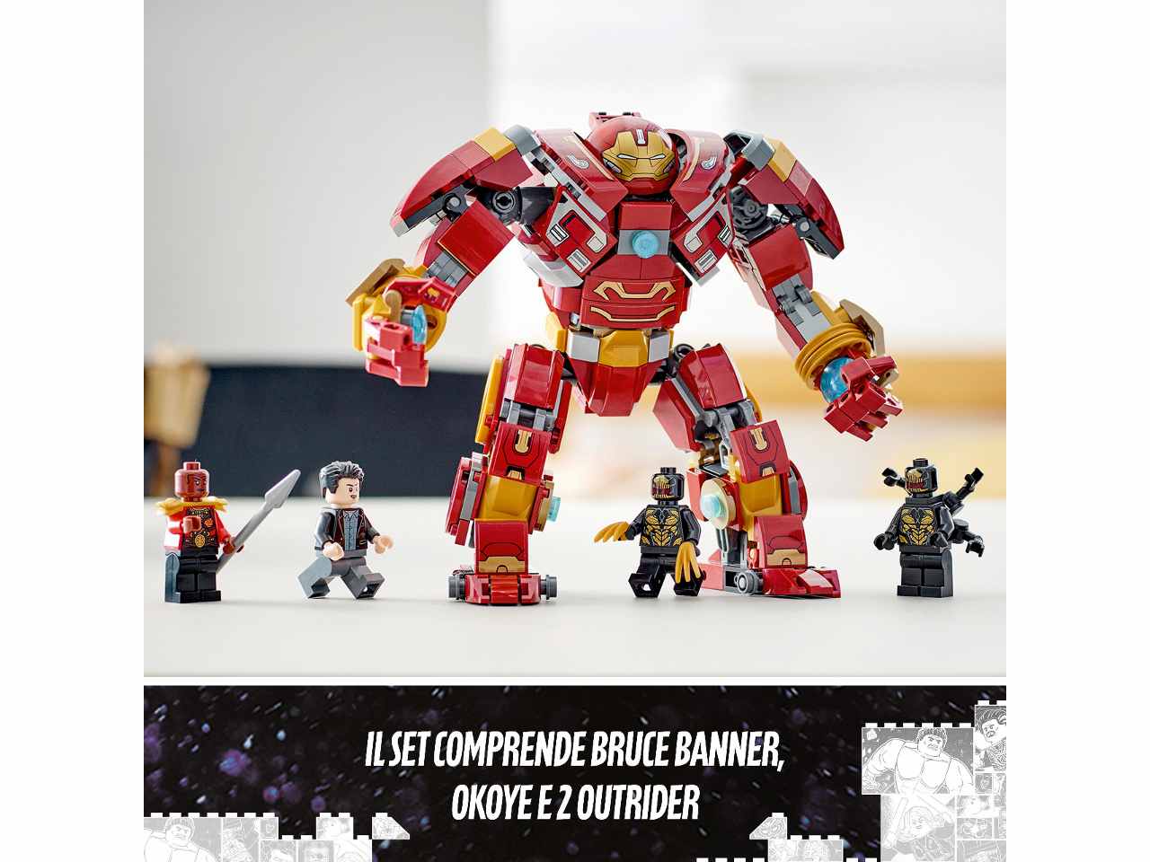 Lego Marvel Hulkbuster: La Battaglia di Wakanda 76247