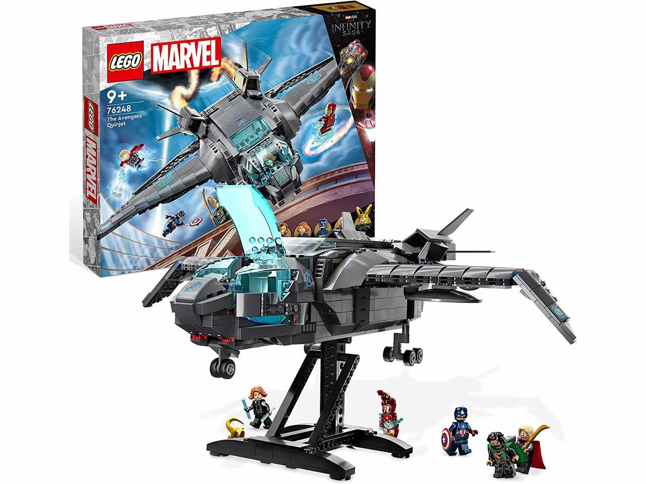 Lego Marvel Quinjet degli Avengers 76248
