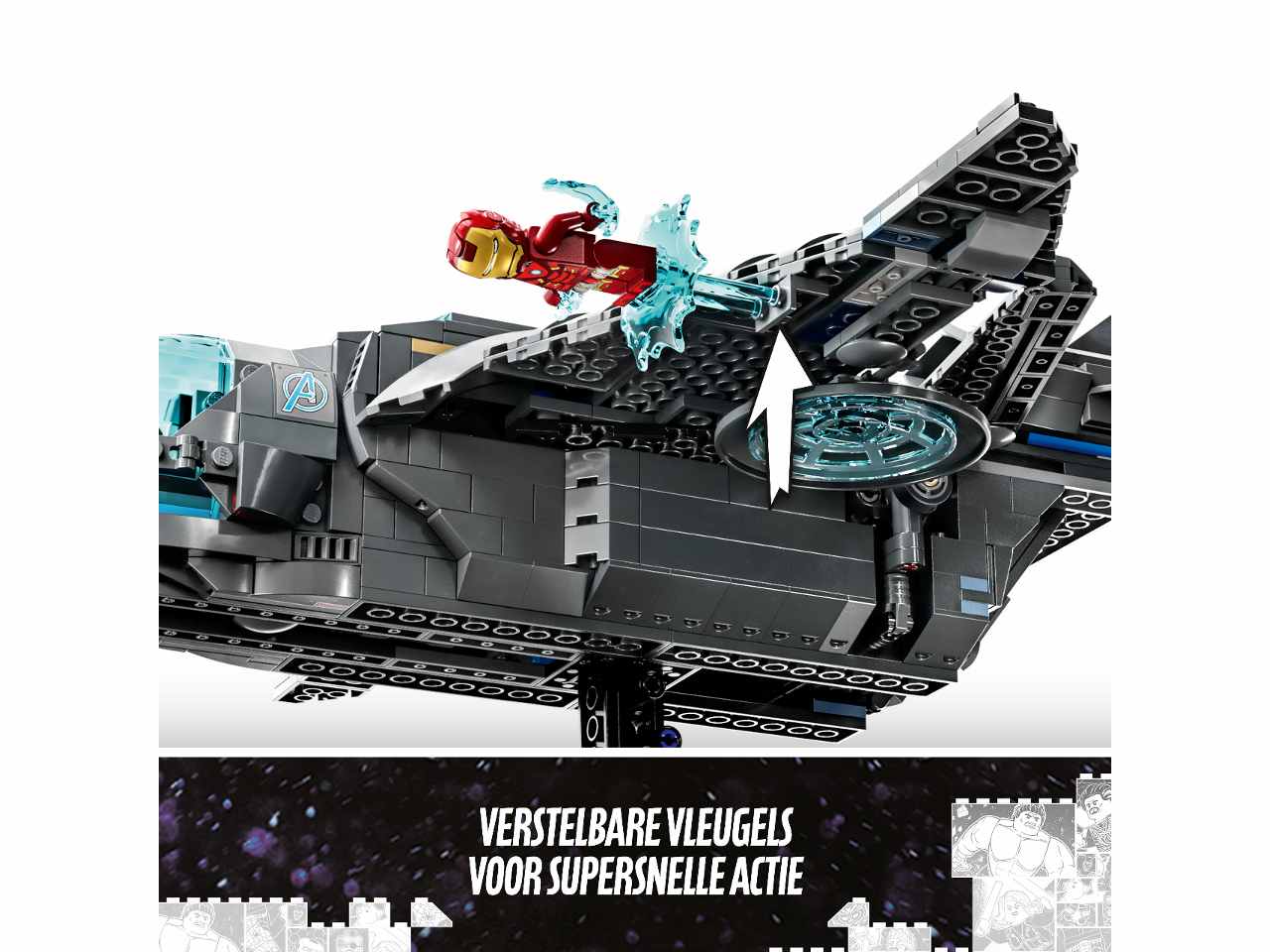 Lego Marvel Quinjet degli Avengers 76248