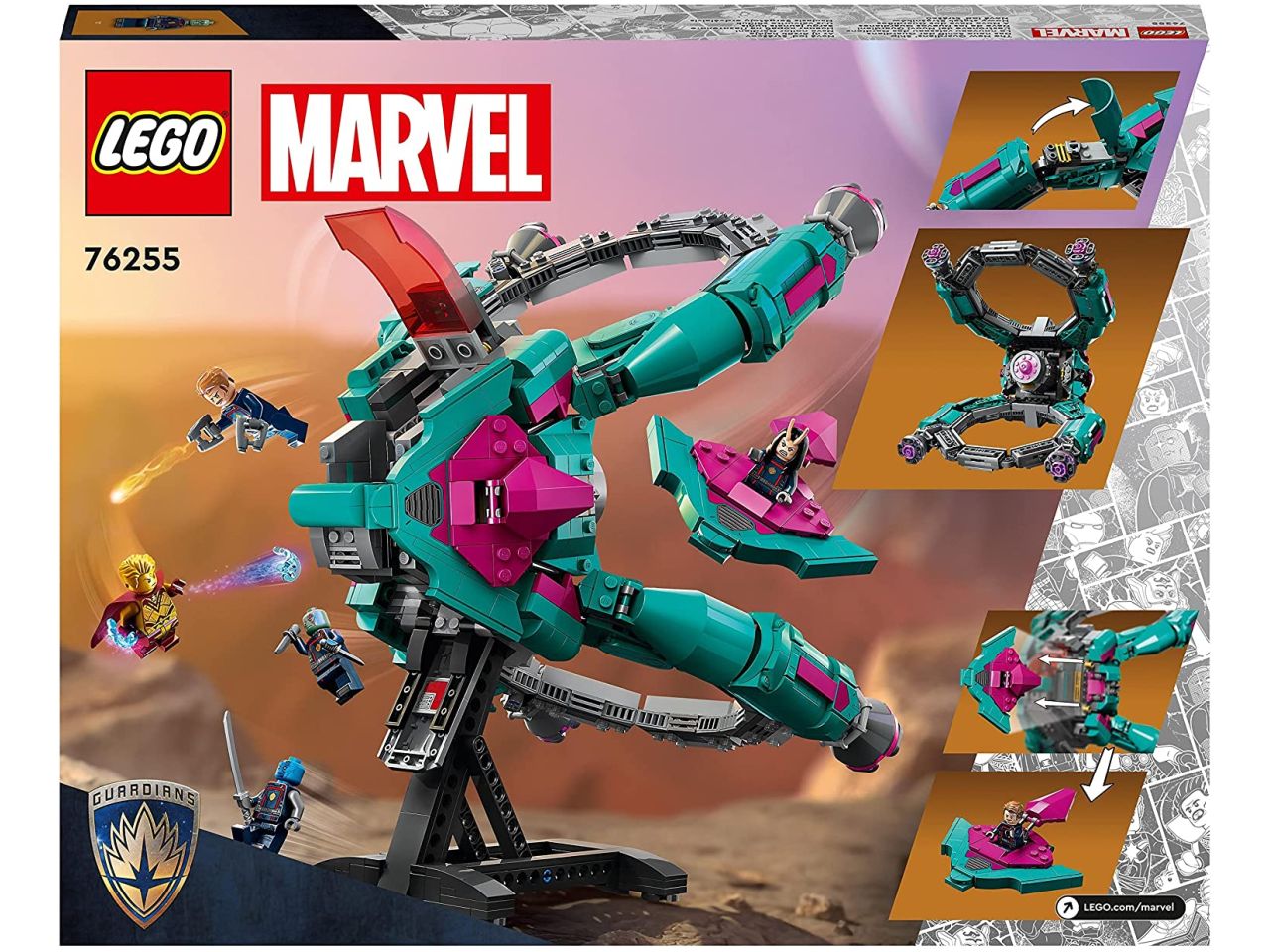 Lego marvel i guardiani della galassia lastronave dei nuovi guardiani