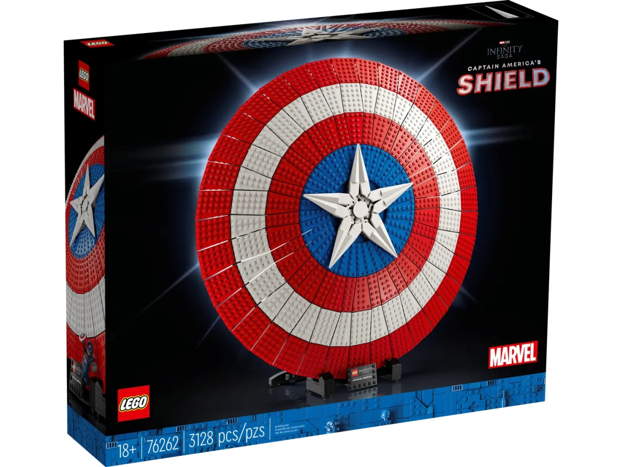 Lego Marvel Scudo di Captain America 76262