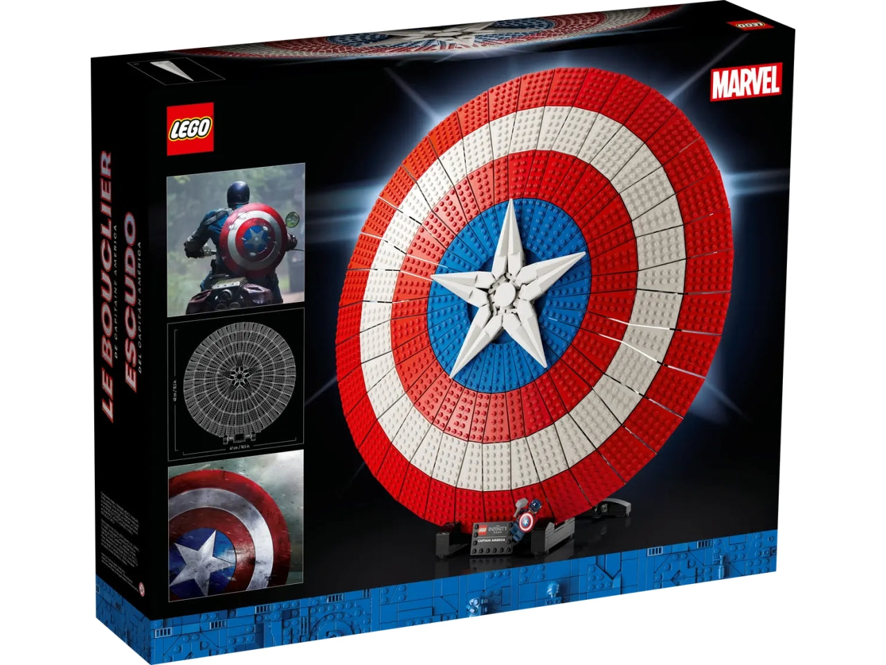 Lego Marvel Scudo di Captain America 76262