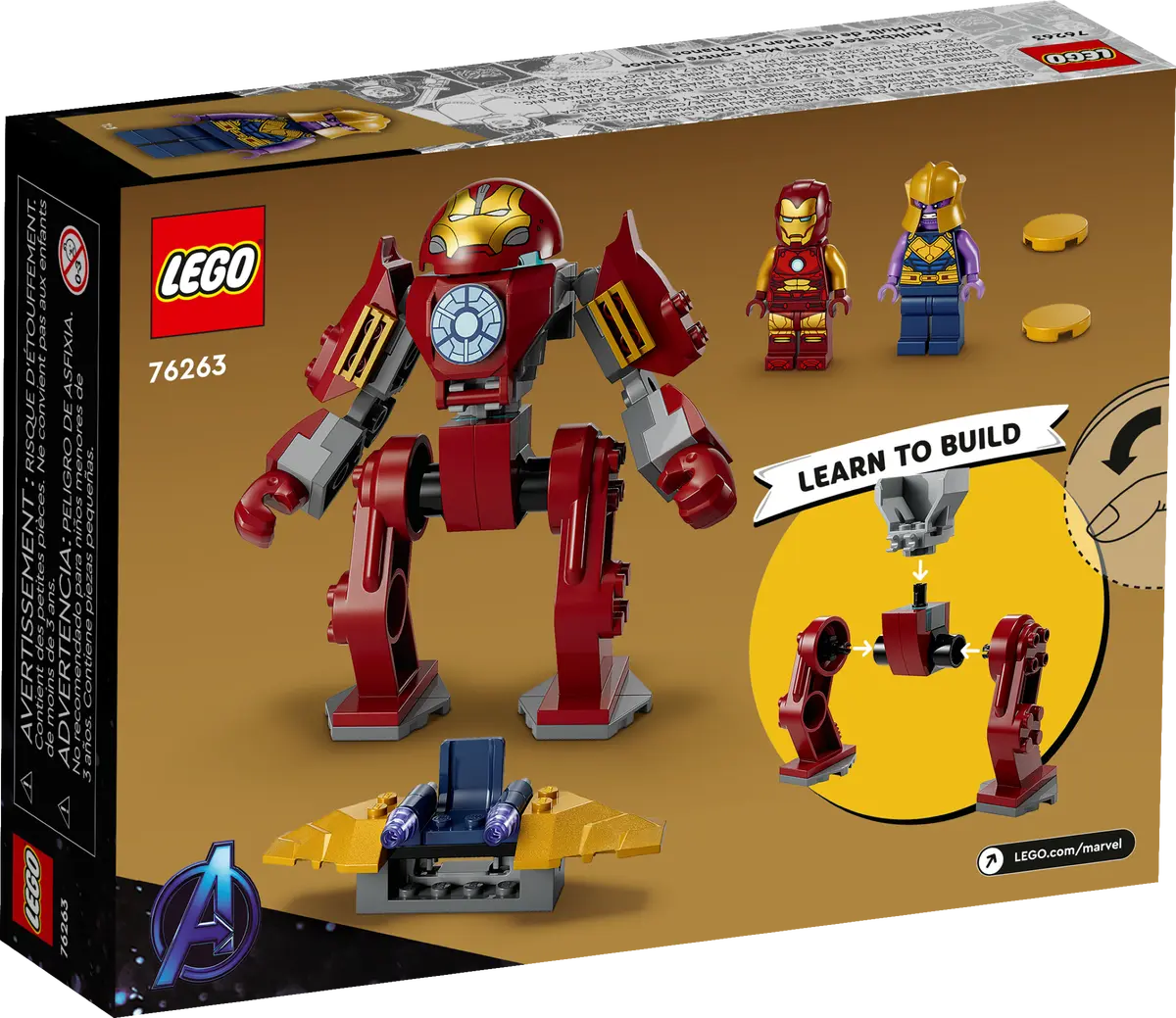 Lego Marvel Iron Man Hulkbuster vs Thanos 76263